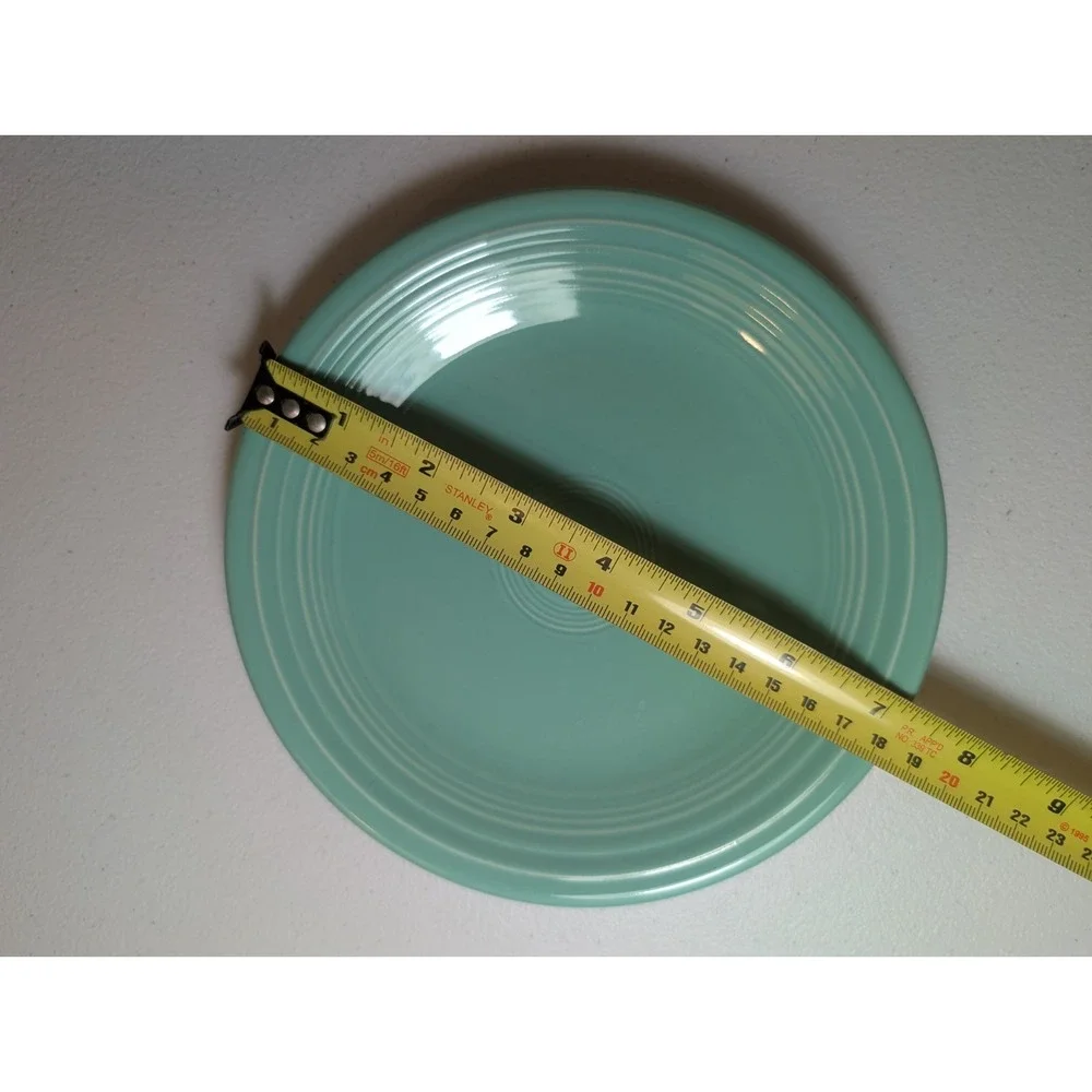 Fiesta Turquoise Dinner Plate & Salad Plate Homer Laughlin Set of 2